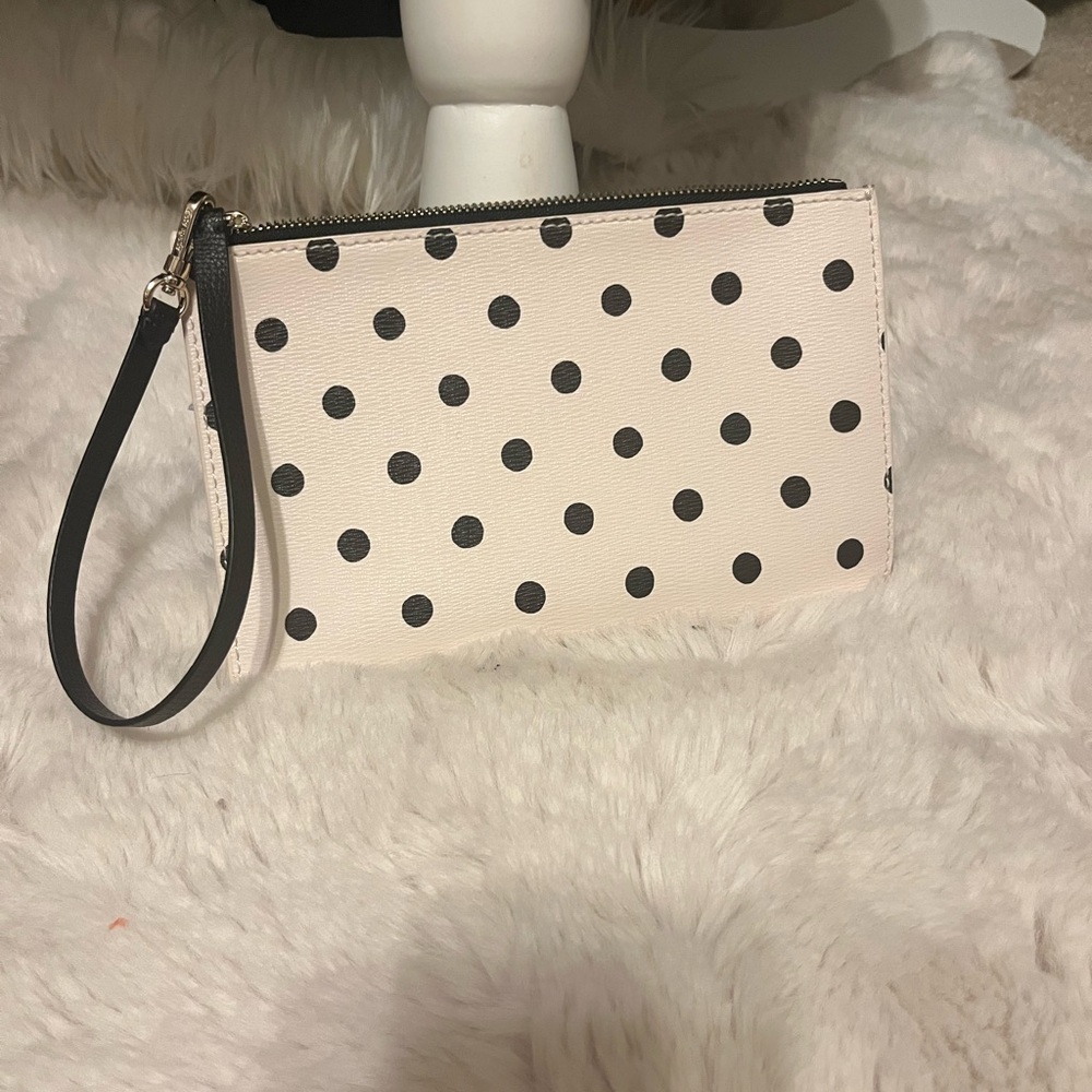Kate Spade Polka Dot Wristlet Clutch